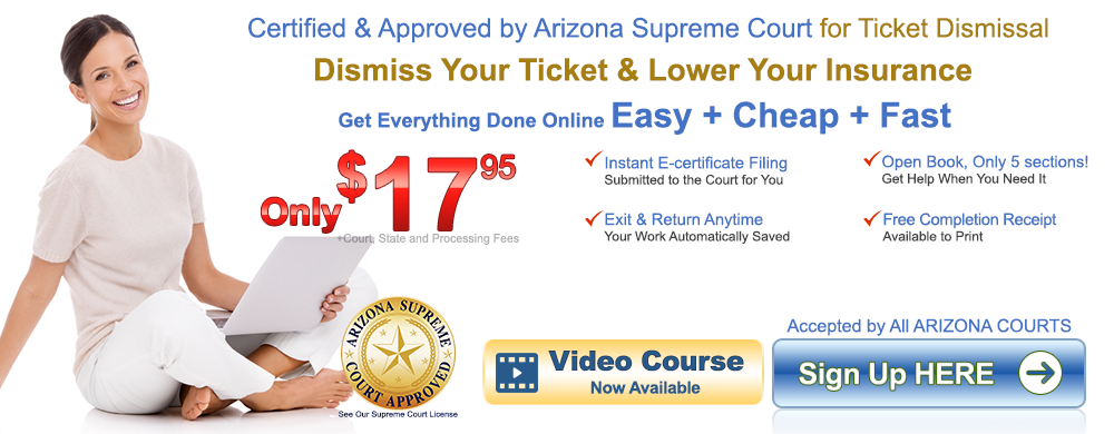 Arizona approved defensive driving online